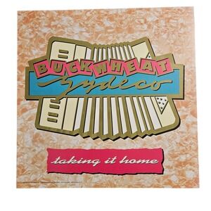 Buckwheat Zydeco Taking It Home Vintage 1988 Promo Poster‎ 12x12 Island D/S